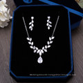 Wedding Bridal Silver Crystal Pearl Rhinestone Necklace